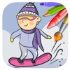 Winter For Coloring Page Game Free Education