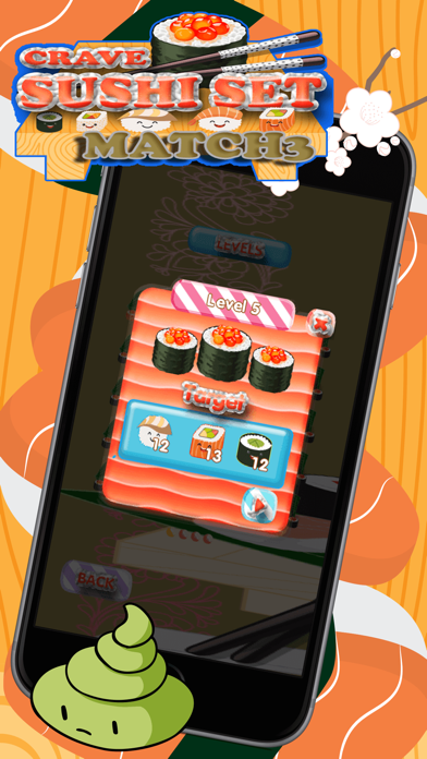 How to cancel & delete Crave Sushi Set Match 3 from iphone & ipad 1