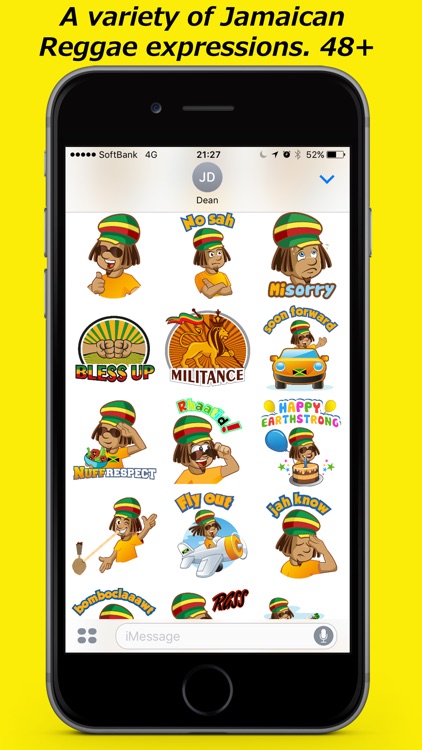 iDrin ( The Reggae Jamaica Patois stickers)