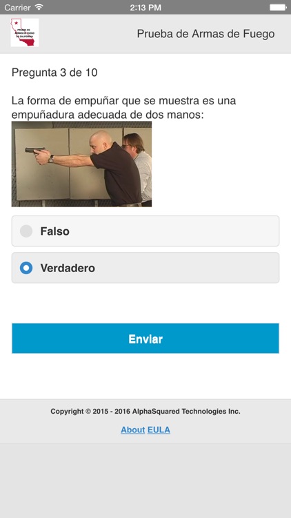 California Firearms Test - Spanish screenshot-3