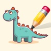 Dinosaurs Coloring Book for Kids: Learn to draw