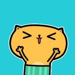 Animated Yellow Cat Stickers For iMessage