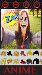 Anime manga stickers avatar editor photo Captura de tela 5