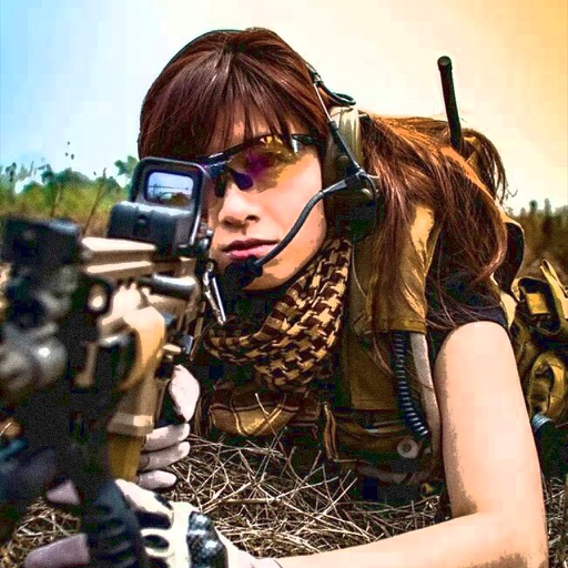 Elite Sniper Army Shooter Icon