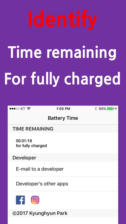 How Charged - Left time for fully charged