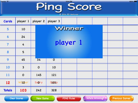 Ping Score screenshot 3