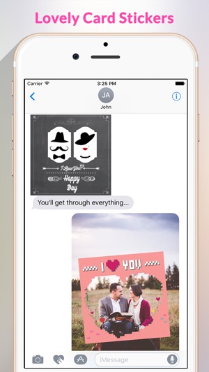 Love Card - Beautiful Lovely Card Stickers(圖1)-速報App