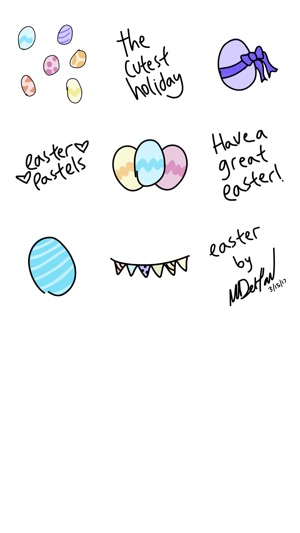 Easter sticker - cute animal stickers for iMessage(圖3)-速報App