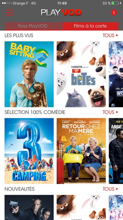 PlayVOD - Films et séries en streaming - VOD