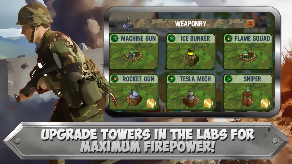 WW2 Battlefield: Tower Defense Frontline Commando hack tool
