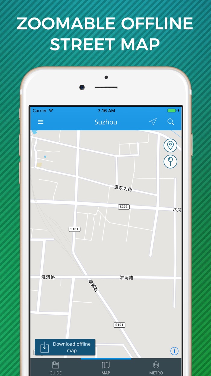 Suzhou Travel Guide with Offline Street Map