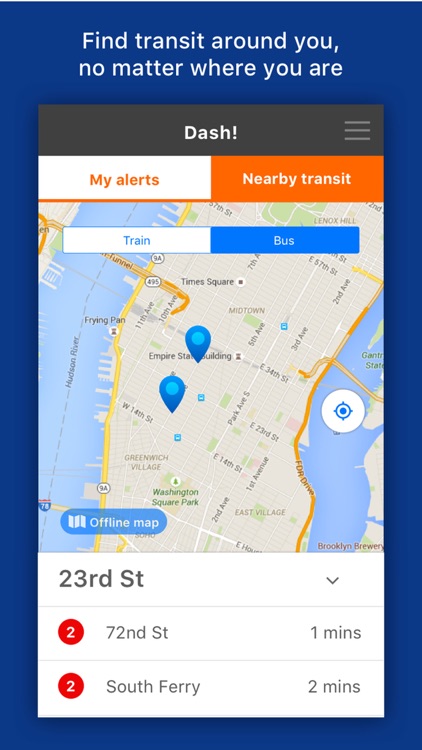 Dash! Transit: Daily Bus & Subway Transit Alerts screenshot-4