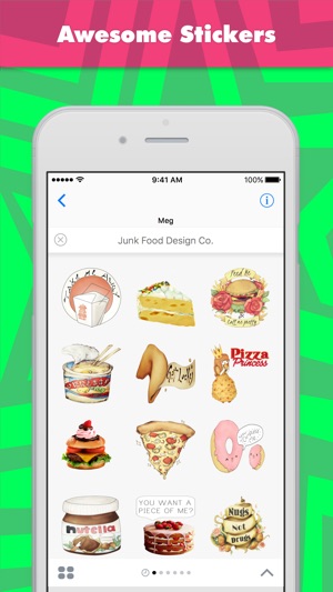 Junk Food Design Co. stickers by Meg(圖1)-速報App