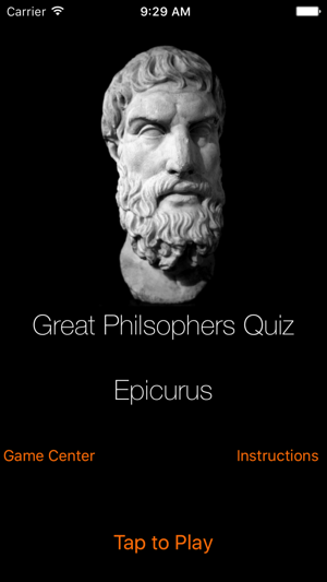 Great Philosophers Quiz - Epicurus