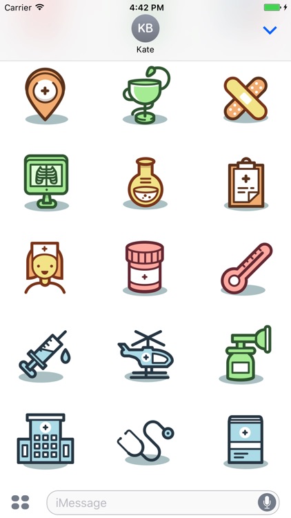 Medical Sticker Pack for Messaging