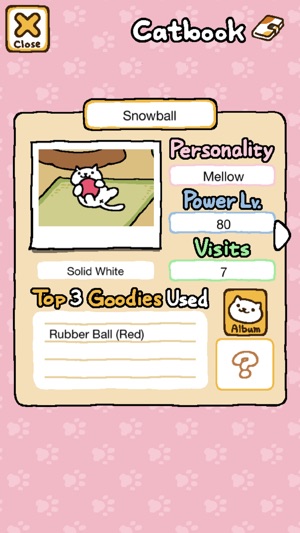 Neko Atsume Kitty Collector On The Iphone Screenshots