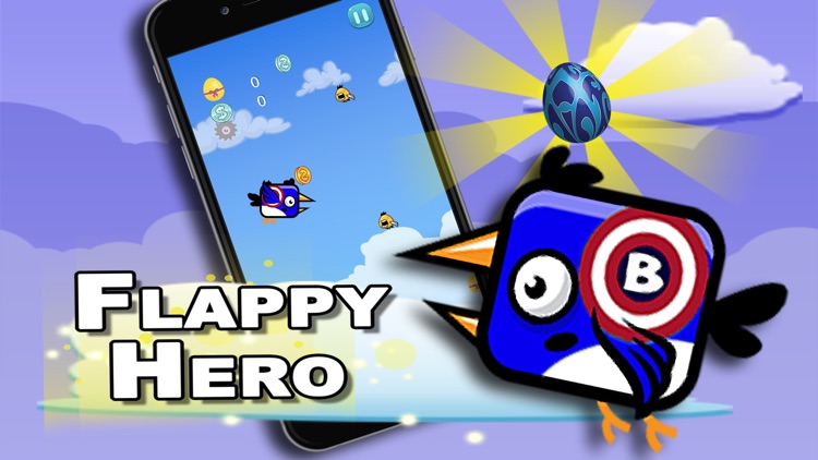 Flappy Blue hero : fly bird classic