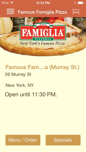 Famous Famiglia Pizza