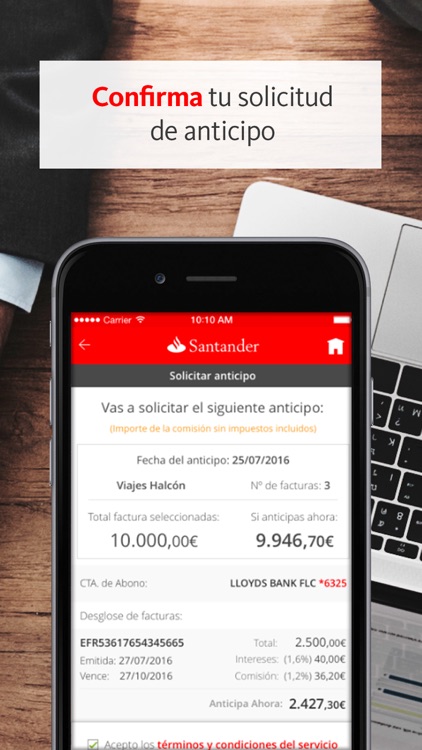 Confirming Santander screenshot-3