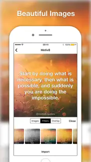 motiv8 insta quote creator add text on your images iphone screenshot 2