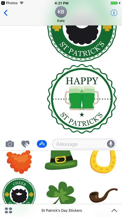 Happy St Patrick's Day Sticker Pack