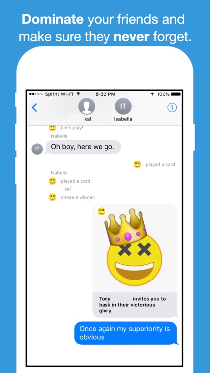 Emoji Against Humanity - Card Game for iMessage screenshot-4