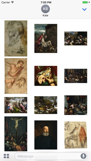 Jacopo Bassano Artworks Stickers(圖2)-速報App