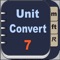 Unit Convert 7 app allows you to convert a unit to your choice of up to 6 different units and displays all 7 units in one page with descriptions for easier comparison