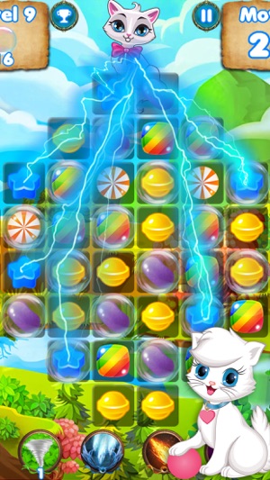 小猫粉碎 - 益智游戏与糖果和猫(圖2)-速報App