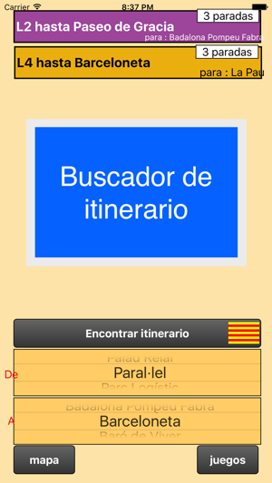 Metro de Barcelona - Buscador de itinerarios(圖1)-速報App