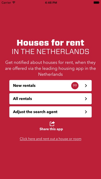 Houses for rent in the Netherlands