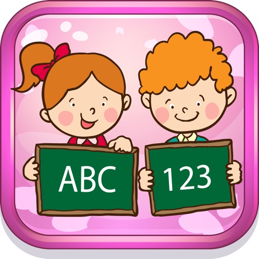 Alphabet ABC 123 Games Kids Learn Writing English Icon