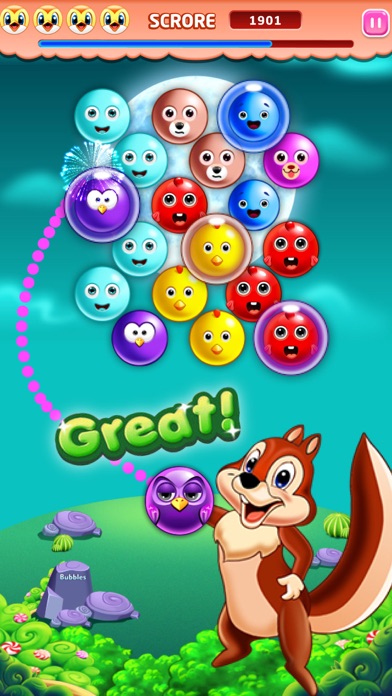 BUBBLE SHOOTER SQUIRREL BIRD DELUXE-POP MATCH 3 1.0 IOS