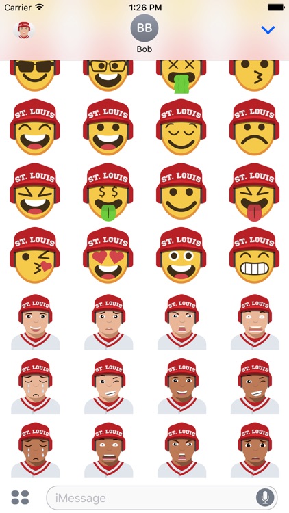 St. Louis Baseball Stickers & Emojis screenshot-3