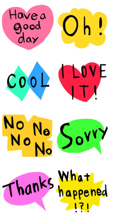 Predefined Text Stickers screenshot-4