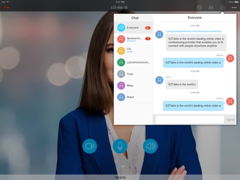 ezTalks Meetings for iPad screenshot 3