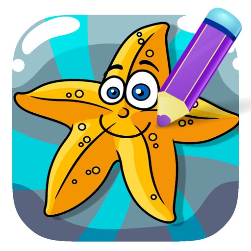 Starfish Coloring Book Game For Kids Edition Icon