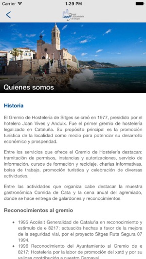 GREMI D'HOSTALERIA DE SITGES(圖2)-速報App