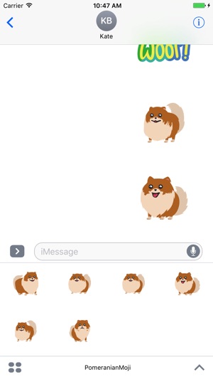 PomeranianMoji - Cute Dog Stickers(圖2)-速報App