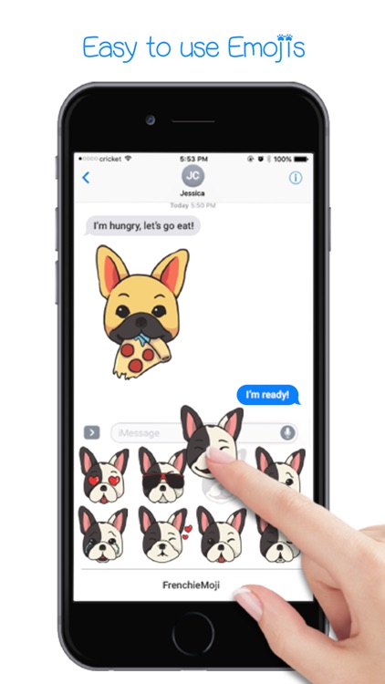 FrenchieMoji - French Bull Dog Emojis & Stickers