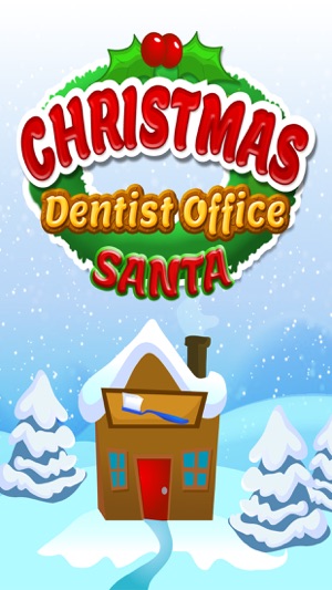Christmas Dentist Office Santa & Snowman