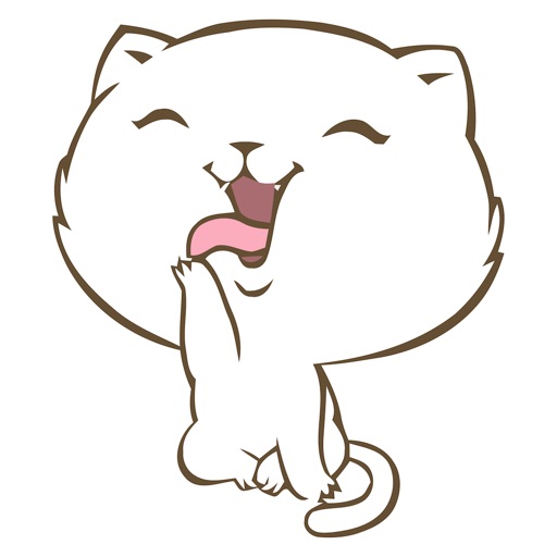 Delicate Kitten Animated Stickers icon