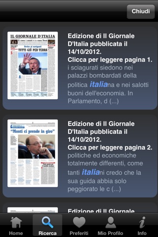 Il Giornale d'Italia digitale screenshot 4