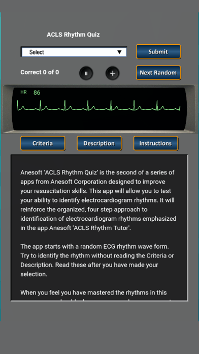 How to cancel & delete ACLS Rhythm Quiz from iphone & ipad 1