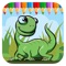 Dinosaur Coloring Page For Kids And Toddler