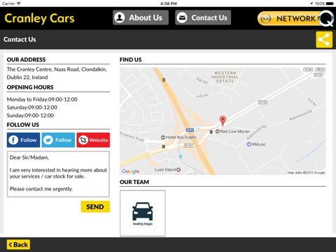 Cranley Cars Opel screenshot 4