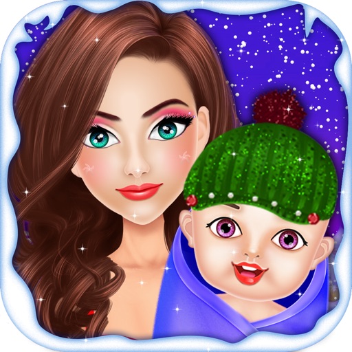 Xmas Mommy NewBorn Baby Icon