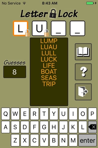 Letter Lock Game screenshot 3