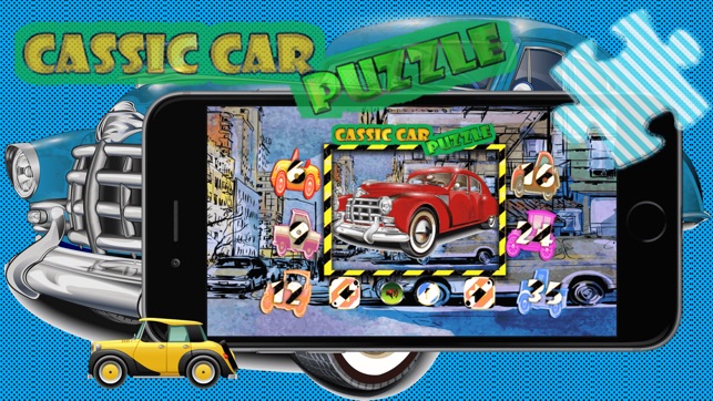 Classic Car jigsaw kids puzzle games(圖2)-速報App