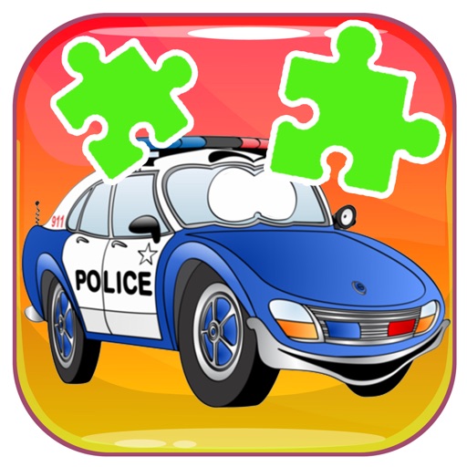 Puzzles Police Car Games Page Jigsaw Free by Piyawan Chumnanchanan